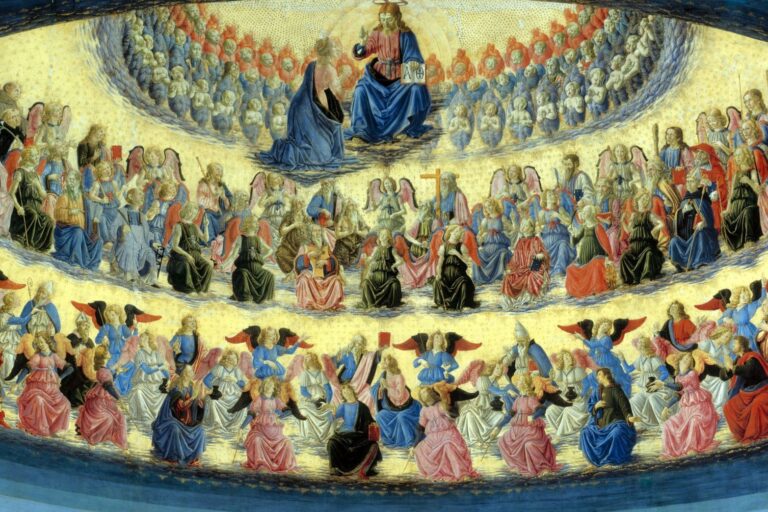 A Assunção da Virgem, por Francesco Botticini